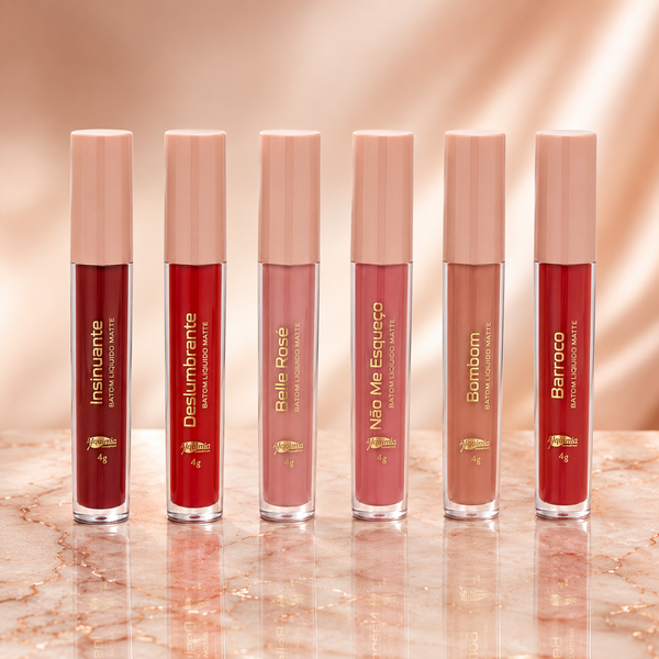 Batom Líquido Matte Belle Rosé Alquimia Cosméticos 4g
