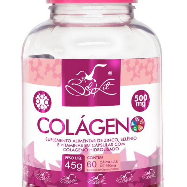 Colágeno Belkit Vitaminas 500mg 60 Capsulas