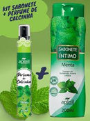 Kit Sabonete Íntimo Feminino + Perfume de Calcinha Apinil  Aromas Variados