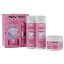 Kit Capilar NH New Hair Extraordinario Glycolic Luminous 3 Itens Shampoo Condicionador e Mascara