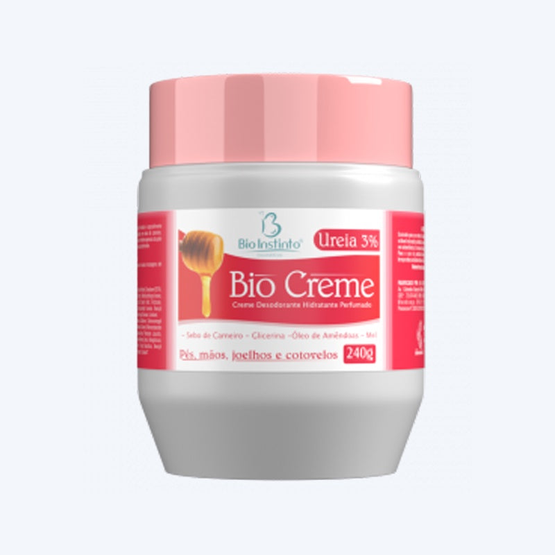 BIO CREME (Ureia 3%) Desodorante Hidratante Perfumado - 240g - Bio Instinto