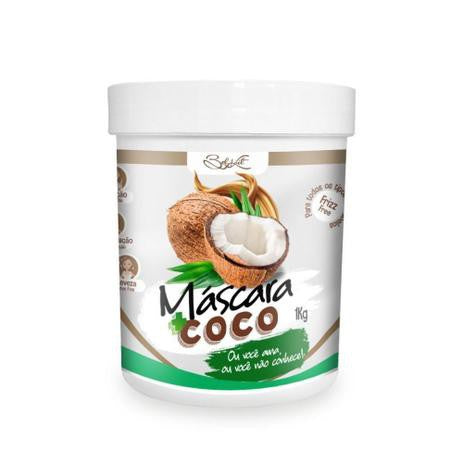 MÁSCARA CAPILAR 1 KILO - BELKIT (COCO) - Para Cabelos Ressecados Combate os Danos