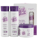 Kit Ativador de Cachos Se Liberte Bonita Belkit 3 Itens Transicao Capilar Shampoo Condicionador e Mascara 300ml