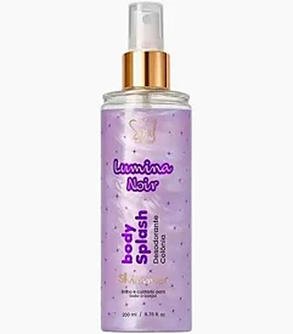 Body Splash Desodorante Colonia Lumina Noir Soul Cosmeticos 200ml Perfume Corporal