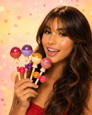 Lip Gloss Vivai Lolli em Formato de Pirulito com Cheirinho de Frutas