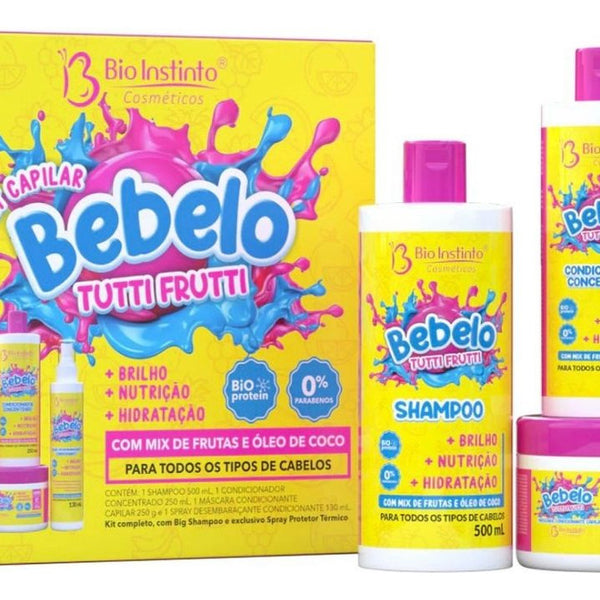 Kit Capilar Bebeloo Cheiro De Chiclete Babaloo Tutti Fruti