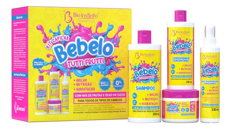 Kit Capilar Bebeloo Cheiro De Chiclete Babaloo Tutti Fruti