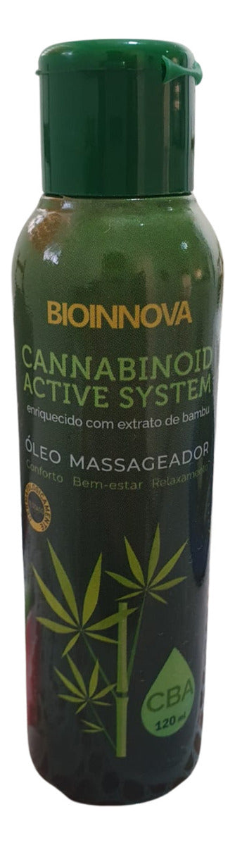 Oleo Massageador Cba Cannabinoiid Active System 120ml Fragrância Mentol