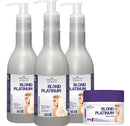 Kit Capilar Matizador Blond Platinum 4 Peças Bell Corpus