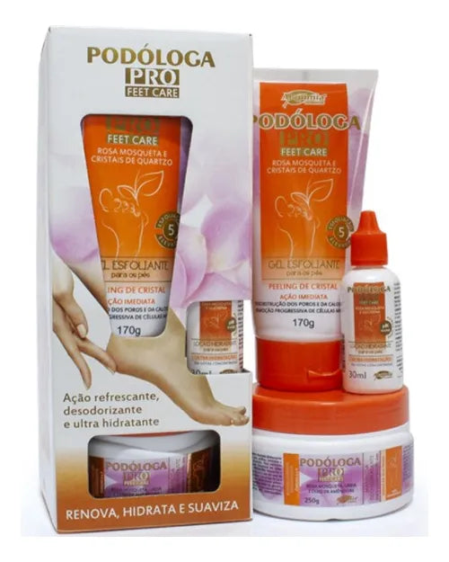 Kit Podóloga Pro 3 Peças Alquimia (tratamento Para Os Pés)