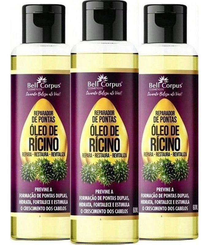 Tratamento Capilar Reparador De Pontas Óleo De Rícino