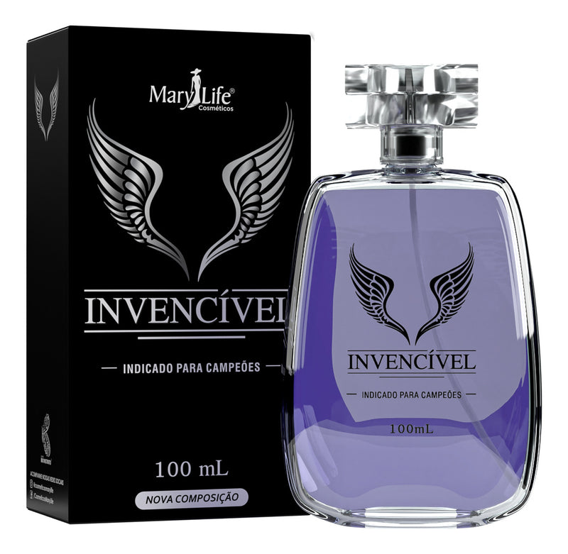 Perfume Invencível - Masculino Colônia Mary Life 100mL perfum atraente envolvente Campeão