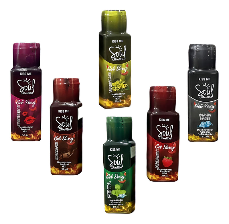 Gel Sexy Massageador Comestível Sensação Quente Frio 30ml