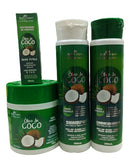 Kit Umectaçao Anti Frizz Oleo De Coco Cabelos Secos E Fracos