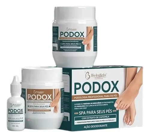 Kit Podox Podologia Profissional Com 3 Itens Spa Para Os Pés