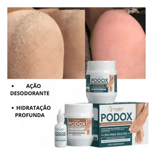 Kit Podox Podologia Profissional Com 3 Itens Spa Para Os Pés