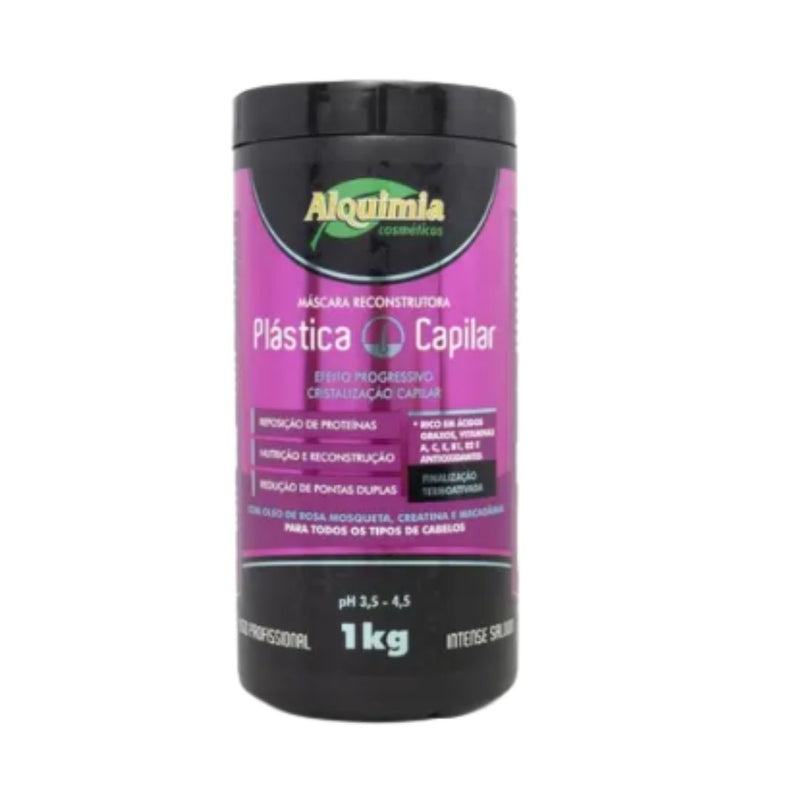 Máscara Reconstrutora Plástica Capilar