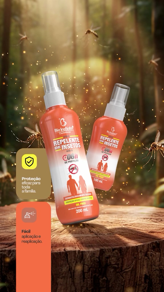Repelente De Insetos Spray Adulto 6Hrs 200Ml - Bio Instinto