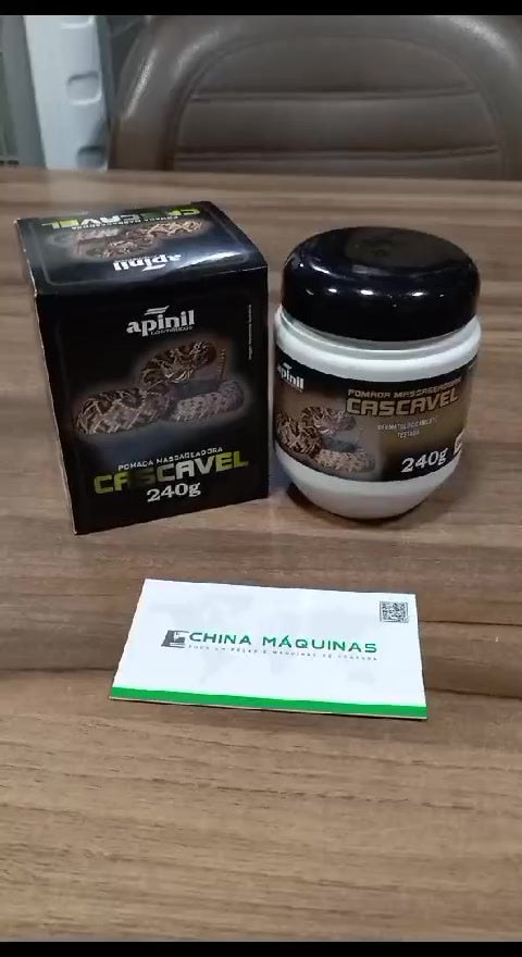 Pomada Massageadora Cascavel 240 Gr- Apinil Cosméticos