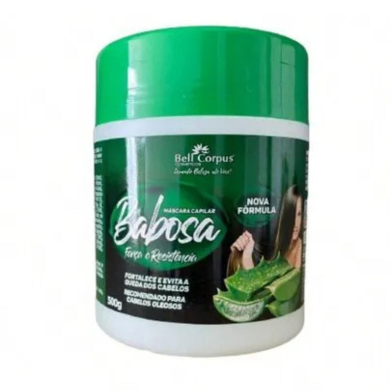 Kit Tratamento Capilar Original Babosa Bell Corpus Shampoo Condicionar e Mascara 3 Itens Bell Corpus