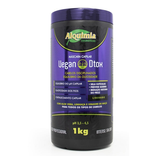 MÁSCARA CAPILAR VEGAN DTOX ALQUIMIA COSMÉTICO