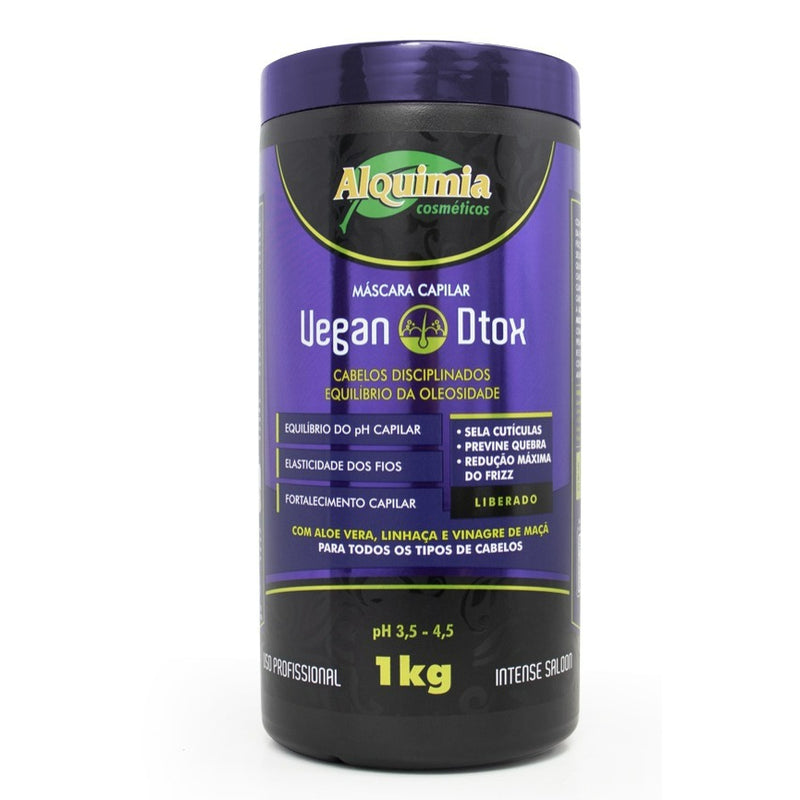 MÁSCARA CAPILAR VEGAN DTOX ALQUIMIA COSMÉTICO