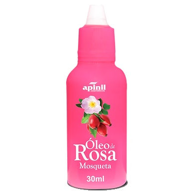 Óleo de Rosa Mosqueta 30ml (clareador de manchas/rugas/estrias/hidratante/previne estrias na gravidez)