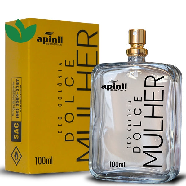 Deo Colônia DOLCE MULHER 100mL APINIL