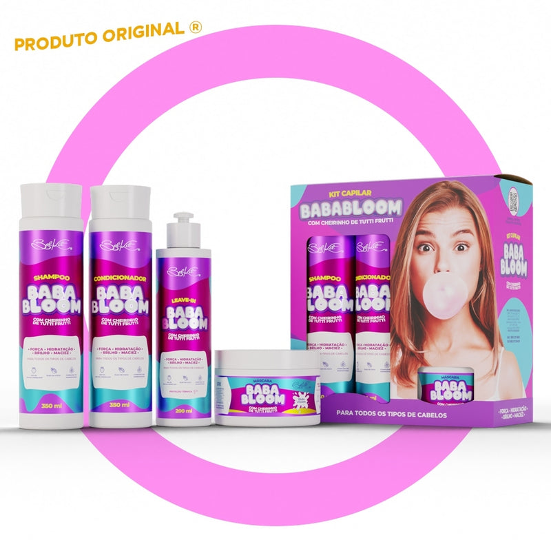 Kit Capilar Bababloom Com Cheirinho de Tutti Frutti Belkit