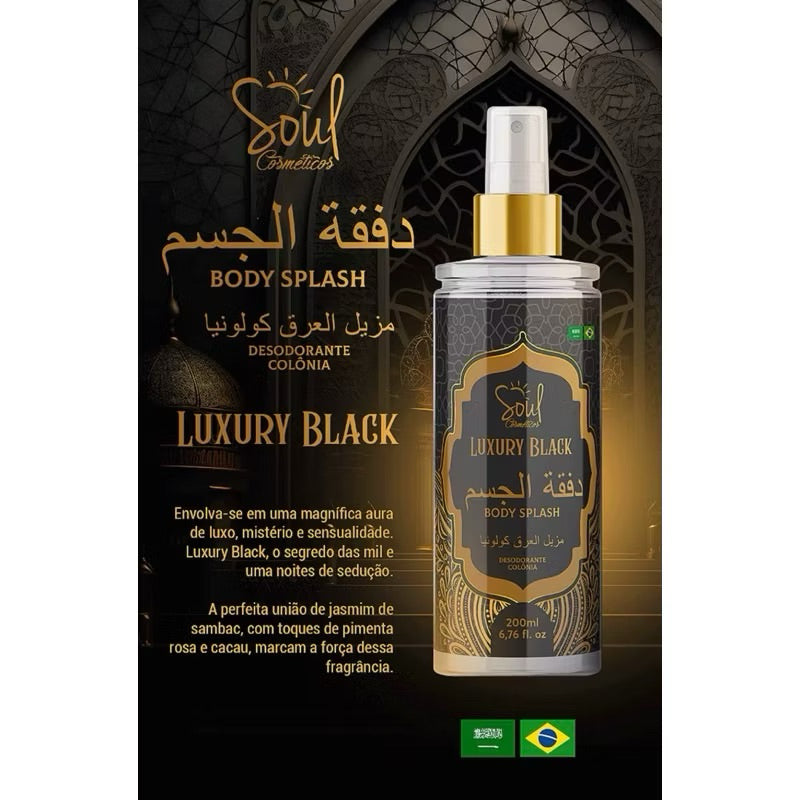Body Splash Soul Fragancias Árabes Perfume árabe alta fixação