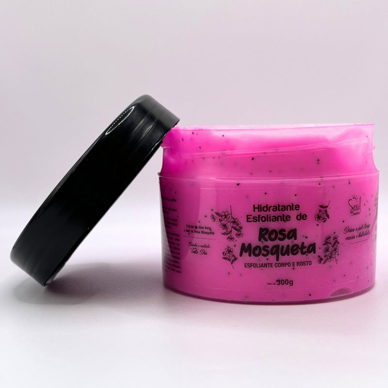 Esfoliante Hidratante Corporal Soul Feminino Frutas Cheirosas 300g - Morango, Rosa Mosqueta, Pitaya e Kiwi