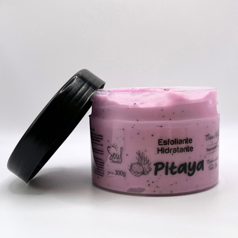 Esfoliante Hidratante Corporal Soul Feminino Frutas Cheirosas 300g - Morango, Rosa Mosqueta, Pitaya e Kiwi