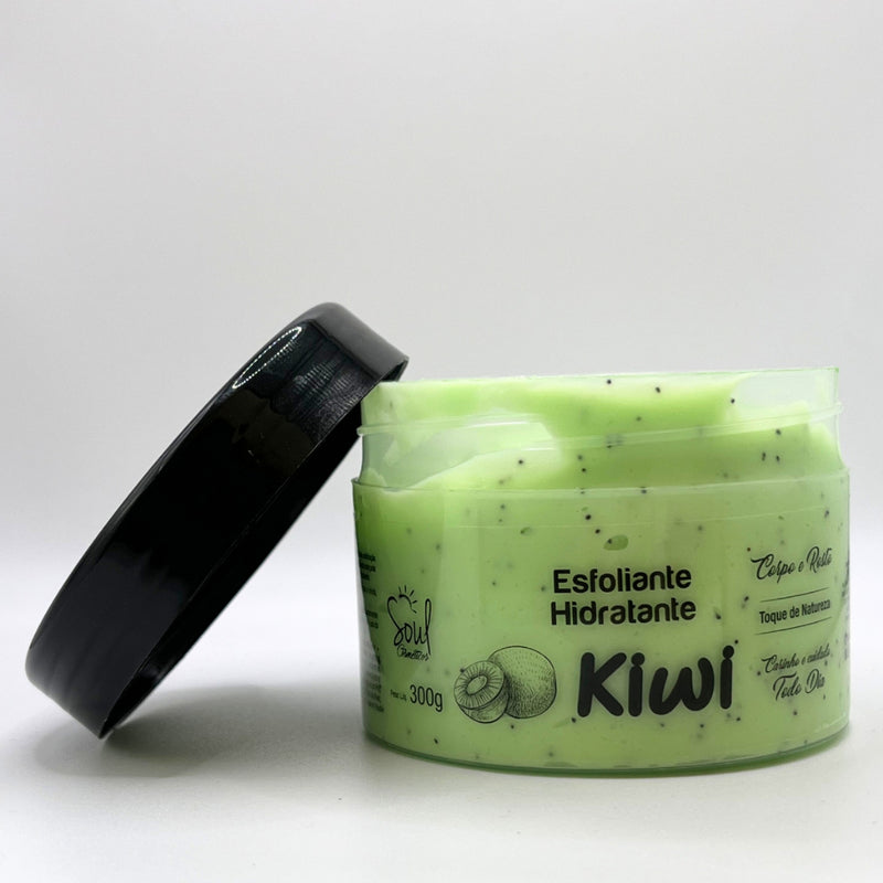 Esfoliante Hidratante Corporal Soul Feminino Frutas Cheirosas 300g - Morango, Rosa Mosqueta, Pitaya e Kiwi