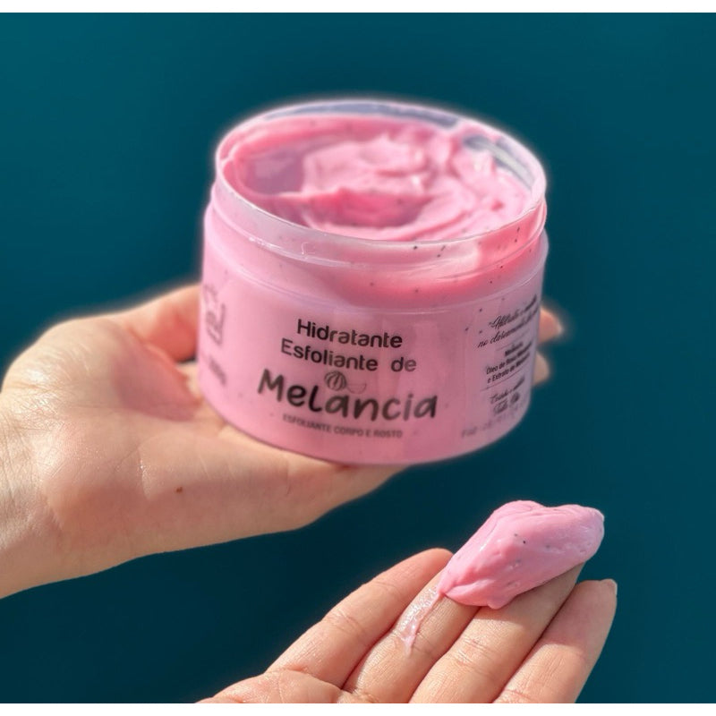 Esfoliante Hidratante Corporal Facial Creme p Ressecamento Hidratação Frutas Soul Cosméticos 300g