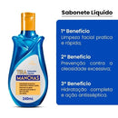 Kit Tira Manchas Facial, Pele Limpa e Macia Com Creme e Sabonete