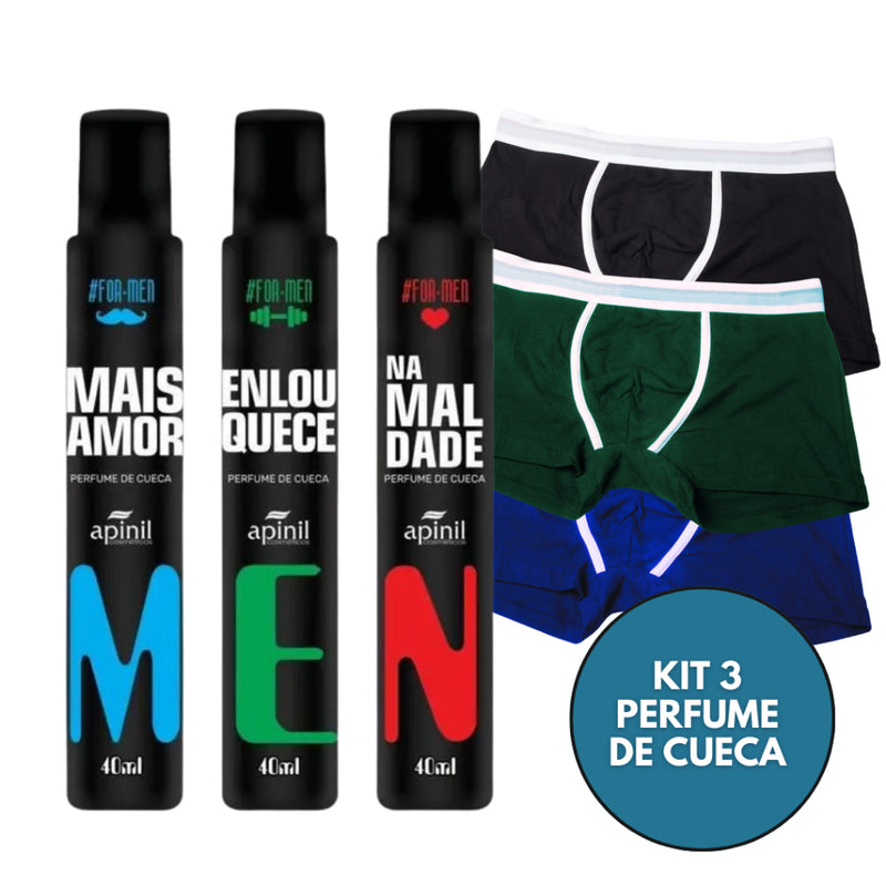 PERFUMES DE CUECA - MAIS AMOR, ENLOUQUECE E NA MALDADE - APINIL