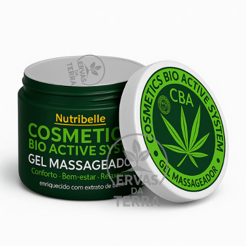 Gel Massageador Cosmetics Bio Active System CBA 250g - Nutribelle/ dor, alivio, massagem