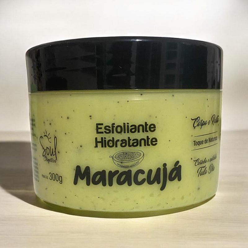 esfoliante hidratante corporal e facial soul cosmeticos 300G