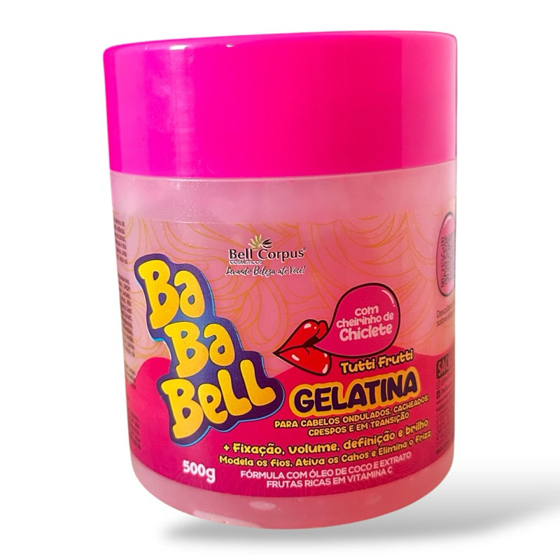 Gelatina Capilar Bababell Chiclete Tutti-Frutti 500g Definição e Perfume