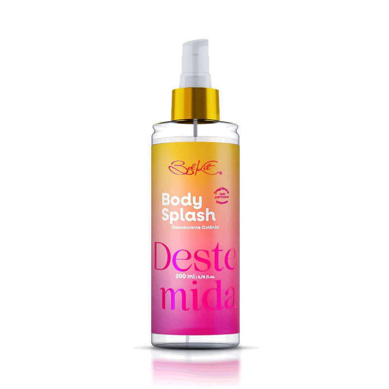 Body Splash Destemida Alta Fixação 200ml Fragância Floral e Refrescante Belkit