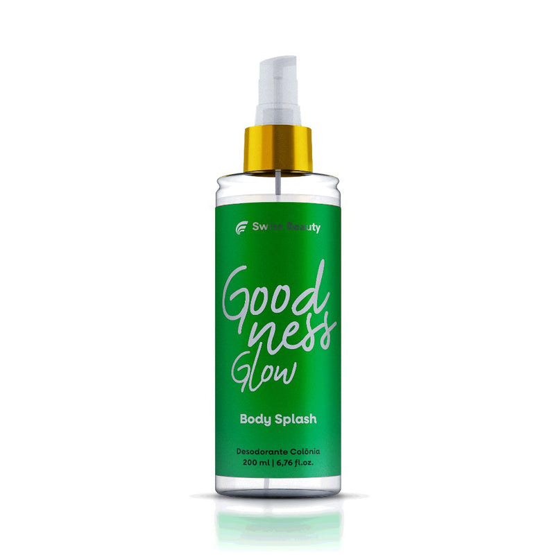 Body Splash Alta Fixação Goodness Glow 200ml Fragância Jasmim e Magnólia Swiss Beauty Belkit