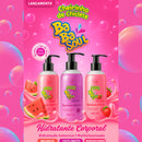 Kit 3 Hidratantes Corporais - Babasoul Soul 240ml – Fragrâncias de Chiclete Tutti-Frutti, Melancia e Morango
