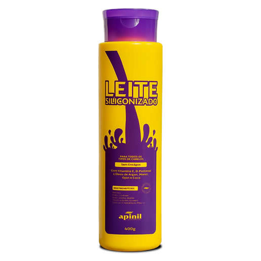 Leite Siliconizado 400g com óleos de Argan e Onjon