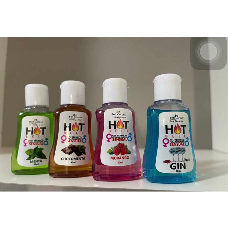 Gel Térmico Sensual HOT BELL 30ML Lambe Lambe Bell Corpus