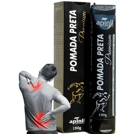 Pomada Preta Premium Massageadora 150gr Apinil