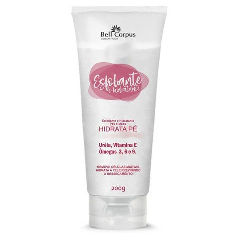 Creme Esfoliante Hidratante Para os Pés 200ml- Bell Corpus