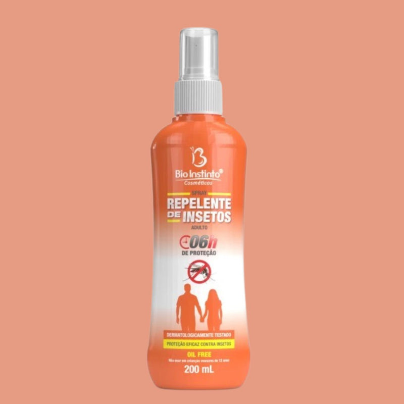 Repelente De Insetos Spray Adulto 6Hrs 200Ml - Bio Instinto