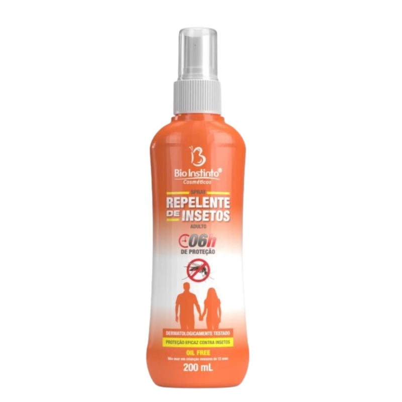 Repelente De Insetos Spray Adulto 6Hrs 200Ml - Bio Instinto