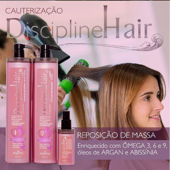 Kit Capilar Discipline Hair Profissional 3pc - Alquimia