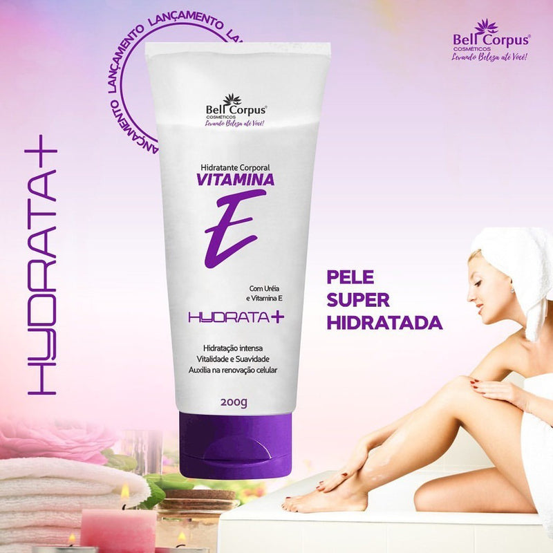Hidratante Corporal Vitamina E/Elastina/Frutas 200g - BellCorpus
